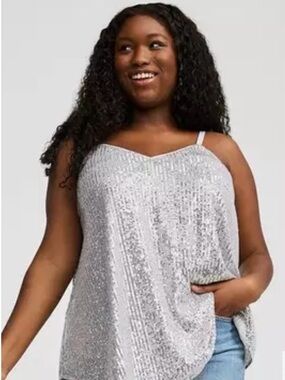 Torrid size 2 Sophie Sequin Swing Cami